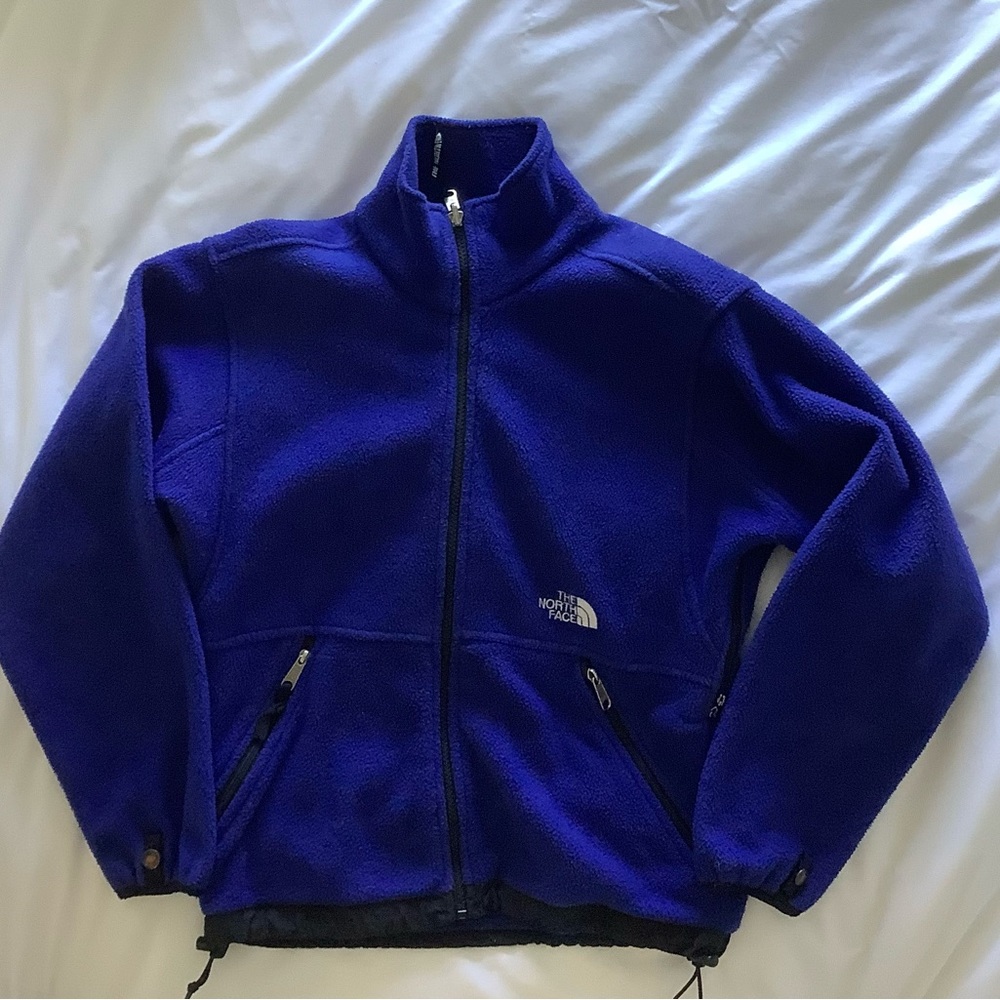 SOLD The North Face Blue Fleece Jacket size Small